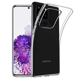Gpack Samsung Galaxy S20 Ultra Süper Silikon Yumuşak Arka Koruma Şeffaf Kılıf