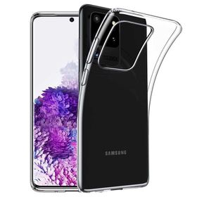 Gpack Samsung Galaxy S20 Ultra Süper Silikon Yumuşak Arka Koruma Şeffaf Kılıf
