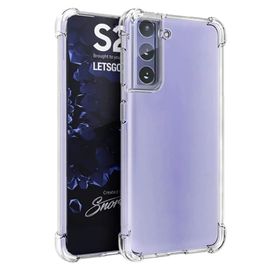 Gpack Samsung Galaxy S21 5G Antishock Ultra Koruma Sert Kapak Şeffaf Kılıf