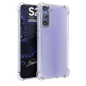 Gpack Samsung Galaxy S21 5G Antishock Ultra Koruma Sert Kapak Şeffaf Kılıf