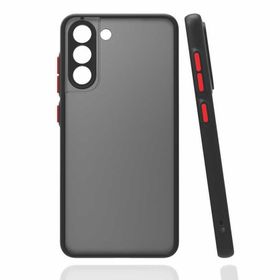 Gpack Samsung Galaxy S21 FE Hux Kamera Korumalı Silikon Siyah Kılıf