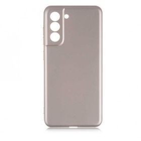Gpack Samsung Galaxy S21 Fe Kamera Korumalı Premier Mat Silikon Bronz Kılıf