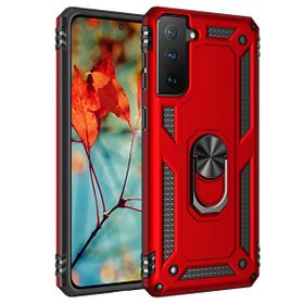 Gpack Samsung Galaxy S21 Plus 5GTank Koruma Vega Standlı Yüzüklü Mıknatıslı Bronz Kılıf