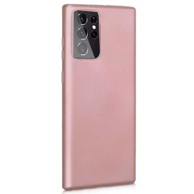 Gpack Samsung Galaxy S21 Ultra 5G Mat Soft Premier Silikon Lacivert Kılıf