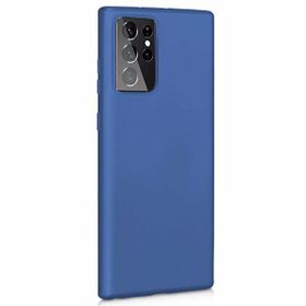Gpack Samsung Galaxy S21 Ultra 5G Mat Soft Premier Silikon Lacivert Kılıf