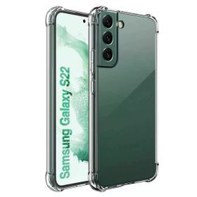 Gpack Samsung Galaxy S22 AntiShock Kamera Korumalı Silikon Renksiz Kılıf