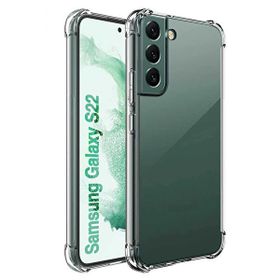 Gpack Samsung Galaxy S22 AntiShock Kamera Korumalı Silikon Renksiz Kılıf