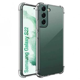 Gpack Samsung Galaxy S22 AntiShock Kamera Korumalı Silikon Renksiz Kılıf