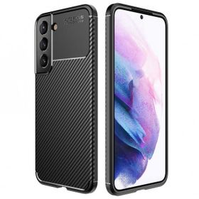 Gpack Samsung Galaxy S22 Plus Negro Karbon Görünüm Korumalı Silikon Siyah Kılıf