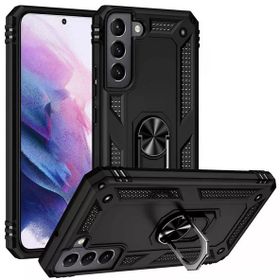 Gpack Samsung Galaxy S22 Plus Vega Sert Silikon Tank Standlı Yüzüklü Mıknatıslı Kırmızı Kılıf