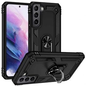 Gpack Samsung Galaxy S22 Plus Vega Sert Silikon Tank Standlı Yüzüklü Mıknatıslı Kırmızı Kılıf