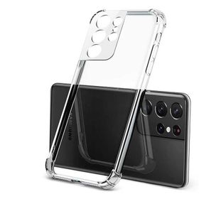 Gpack Samsung Galaxy S22 Ultra AntiShock Kamera Korumalı Silikon Renksiz Kılıf