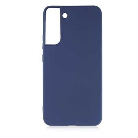 Gpack Samsung Galaxy S22 Ultra Kılıf Korumalı Premier Mat Silikon Full Ekran Koruyucu Lacivert Kılıf