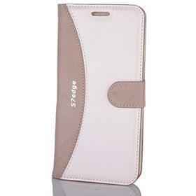 Gpack Samsung Galaxy S7 Edge Mmc Cüzdan Kartvizitli Standlı Gold Kılıf