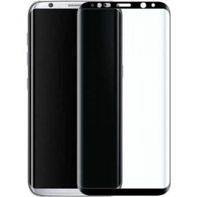 Gpack Samsung Galaxy S8 Crash Siyah Kılıf + Full Kapatan Renkli Cam 3D