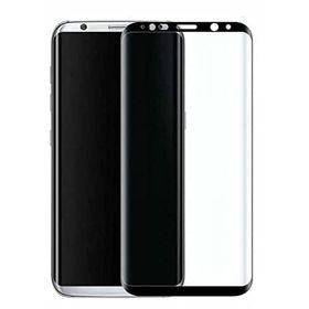 Gpack Samsung Galaxy S8 Crash Siyah Kılıf + Full Kapatan Renkli Cam 3D