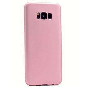 Gpack Samsung Galaxy S8 Premier Silikon Mat Kılıf Pembe Kılıf