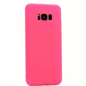 Gpack Samsung Galaxy S8 Premier Silikon Mat Kılıf Pembe Kılıf