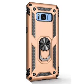 Gpack Samsung Galaxy S8 Vega Standlı Yüzüklü Mıknatıslı Kırmızı Kılıf