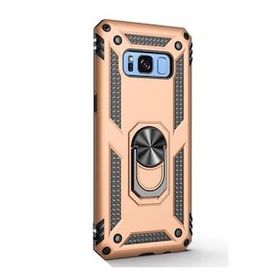 Gpack Samsung Galaxy S8 Vega Standlı Yüzüklü Mıknatıslı Kırmızı Kılıf