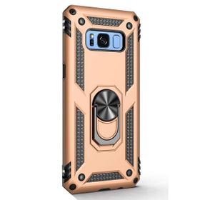 Gpack Samsung Galaxy S8 Vega Standlı Yüzüklü Mıknatıslı Kırmızı Kılıf