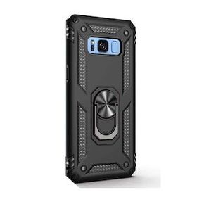 Gpack Samsung Galaxy S8 Vega Standlı Yüzüklü Mıknatıslı Kırmızı Kılıf