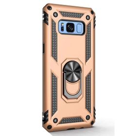 Gpack Samsung Galaxy S8 Vega Standlı Yüzüklü Mıknatıslı Kırmızı Kılıf