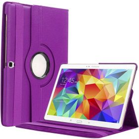 Gpack Samsung Galaxy Tab 4 T530 Standlı Kapaklı Mor Kılıf