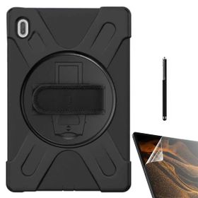 Gpack Samsung Galaxy Tab S7 Fe T737 Defender Tablet Tank Koruma Standli DF33 Nano Kalem Kılıf