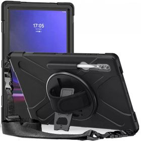 Gpack Samsung Galaxy Tab S8 Ultra X900 Defender Tablet Tank Koruma Standli DF7 Kılıf