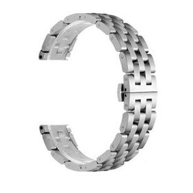 Gpack Samsung Galaxy Watch 3 41 mm Metal Örgü Görünüm KRD 20 Gümüş Kordon