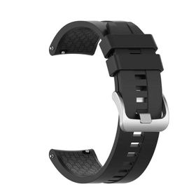 Gpack Samsung Galaxy Watch 3 41 mm Silikon Kançalı KRD 23 Siyah Kordon