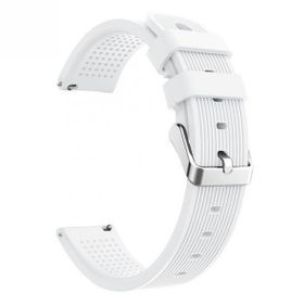 Gpack Samsung Galaxy Watch 3 41 mm Silikon Kançalı KRD 23 Siyah Kordon
