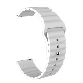 Gpack Samsung Galaxy Watch 3 45 mm Mat Düz Renkli Silikon Turkuaz Kordon