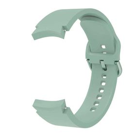 Gpack Samsung Galaxy Watch 4 40 mm Model Uyumlu Kancalı Silikon KRD 50 Petrol Mavisi Kordon