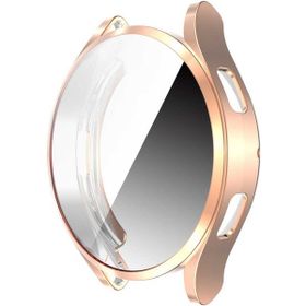 Gpack Samsung Galaxy Watch 4 44 mm Önü Kapalı Renkli Silikon Bronz Kordon