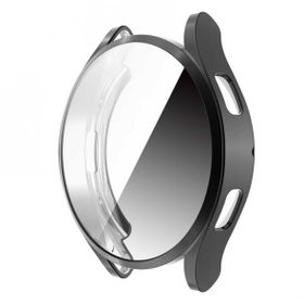 Gpack Samsung Galaxy Watch 4 44 mm Önü Kapalı Renkli Silikon Bronz Kordon