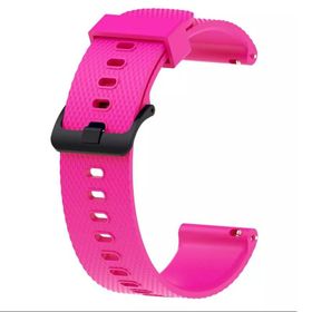 Gpack Samsung Galaxy Watch 4 Classic 46 mm Silikon Kancalı KRD 46 Pembe Kordon