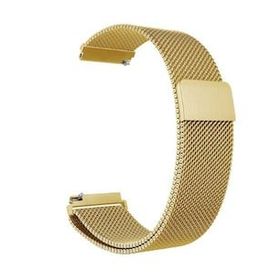 Gpack Samsung Galaxy Watch 46 mm 22 mm Hasır Metal Örgü Tasarım Bronz Kordon