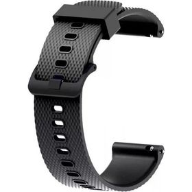 Gpack Samsung Galaxy Watch 5 44 mm Silikon Kancalı KRD 46 Siyah Kordon