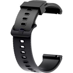 Gpack Samsung Galaxy Watch 5 44 mm Silikon Kancalı KRD 46 Siyah Kordon