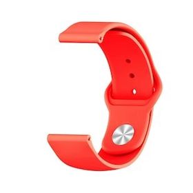 Gpack Samsung Galaxy Watch Active 2 44 mm Mat Düz Renkli Silikon Turkuaz Kordon