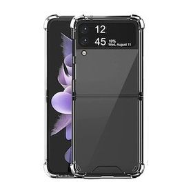 Gpack Samsung Galaxy Z Flip 3 Antishock Korumalı Silikon Şeffaf Kılıf