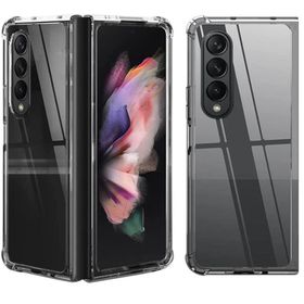 Gpack Samsung Galaxy Z Fold 4 AntiShock Korumalı Silikon Renksiz Kılıf
