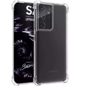 Gpack Şeffaf Samsung Galaxy S21 Ultra 5G Antishock Koruma Sert Silikon Full Nano Ekran Cep Telefon Kılıfı