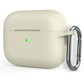 Gpack Sf17 Apple Airpods Pro 2 Mat Kancalı Silikon Bej Kılıf