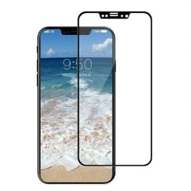 Gpack Siyah Apple iPhone XS Max Full Kapatan Renkli Cam