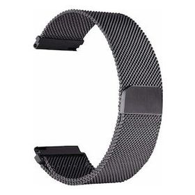 Gpack Siyah Honor Watch GS 3i Hasır Metal Örgülü Ayarlanabilir Kordon