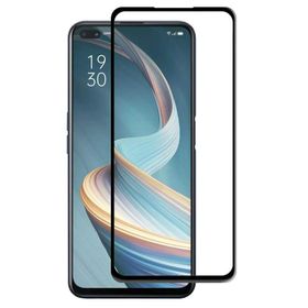 Gpack Siyah Oppo Reno 4 Lite Full Kapatan Fiber Nano Cep Telefonu Ekran Koruma