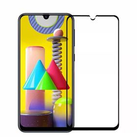 Gpack Siyah Samsung Galaxy M31 Full Kapatan Fiber Nano Cep Telefonu Ekran Koruma